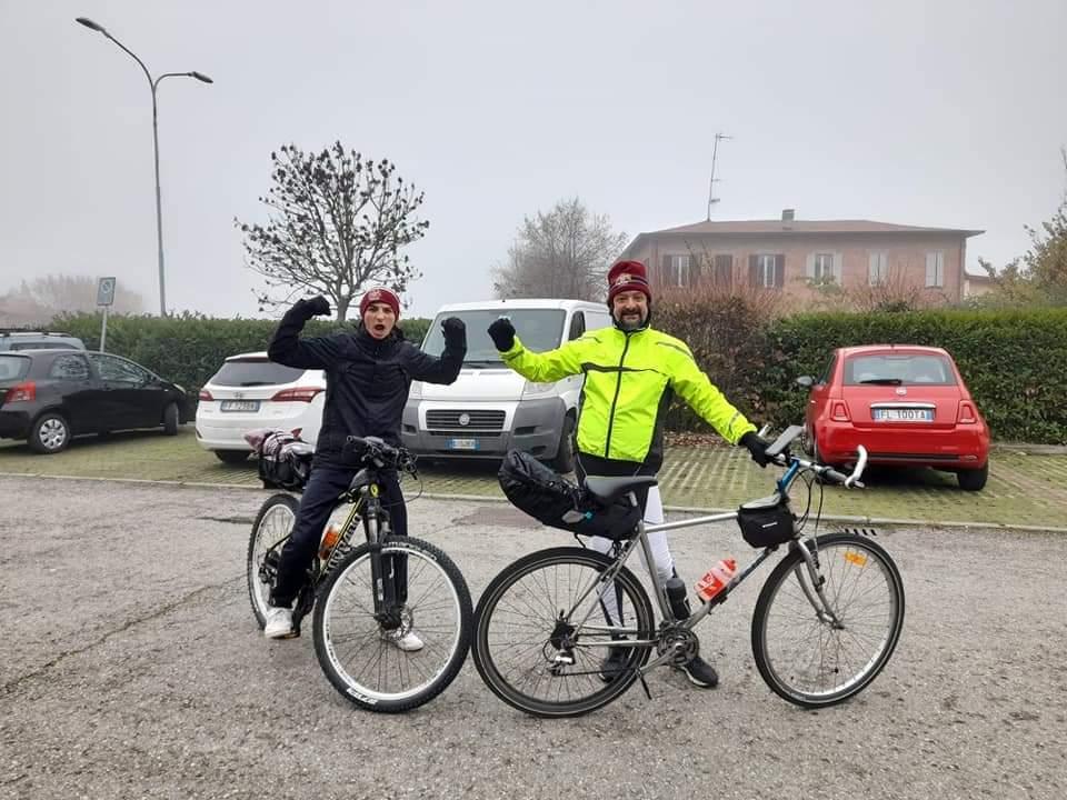 Corrado Barbieri e il figlio Nicola