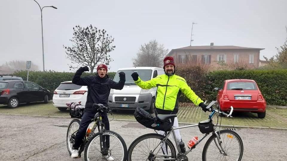 Corrado Barbieri e il figlio Nicola