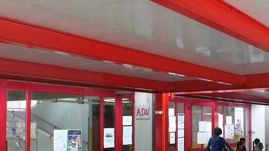 Infiltrazioni a scuola Copertura siliconata