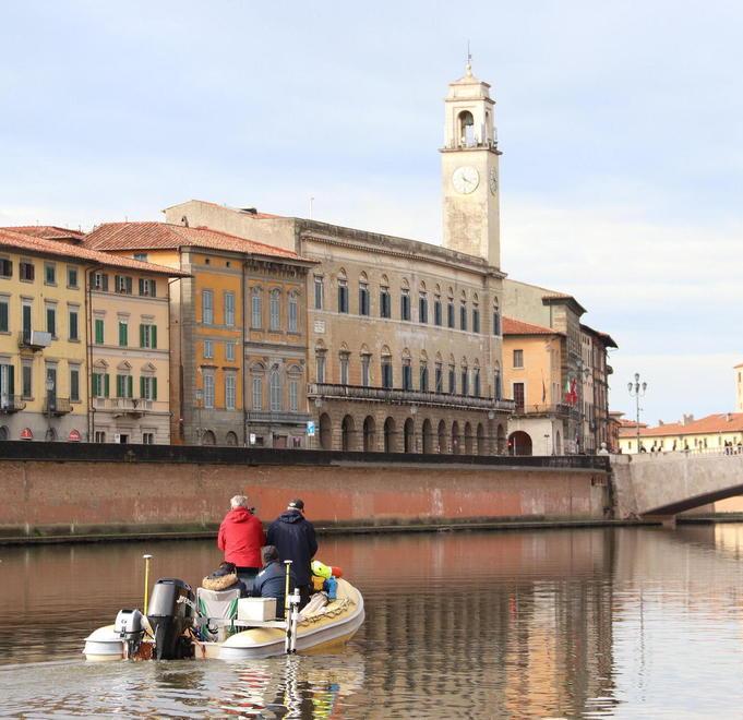 L’Arno passato ai raggi X per poi avere il modello in 3D