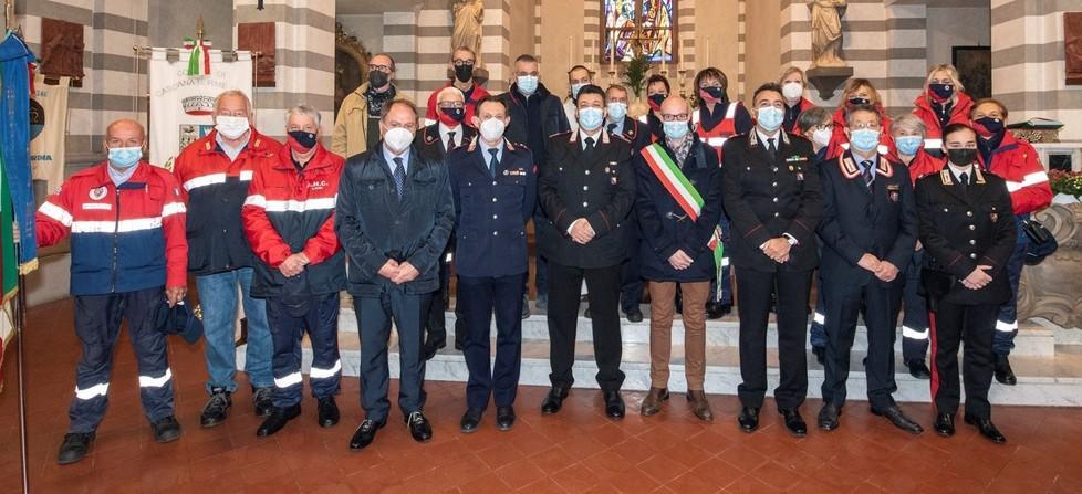 Autorità e volontari celebrano la Virgo Fidelis