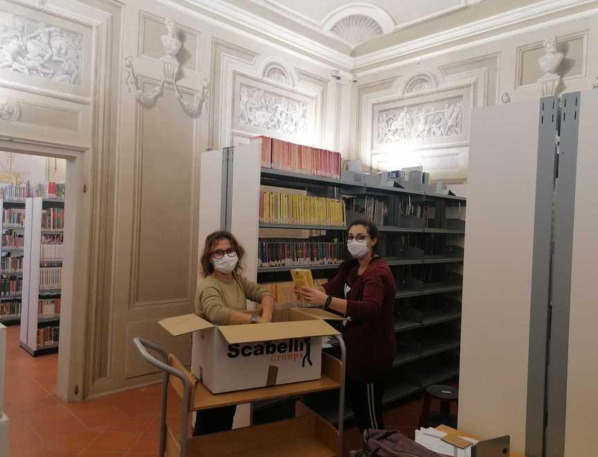 La biblioteca Ambrosoli riapre a palazzo Sartoretti 