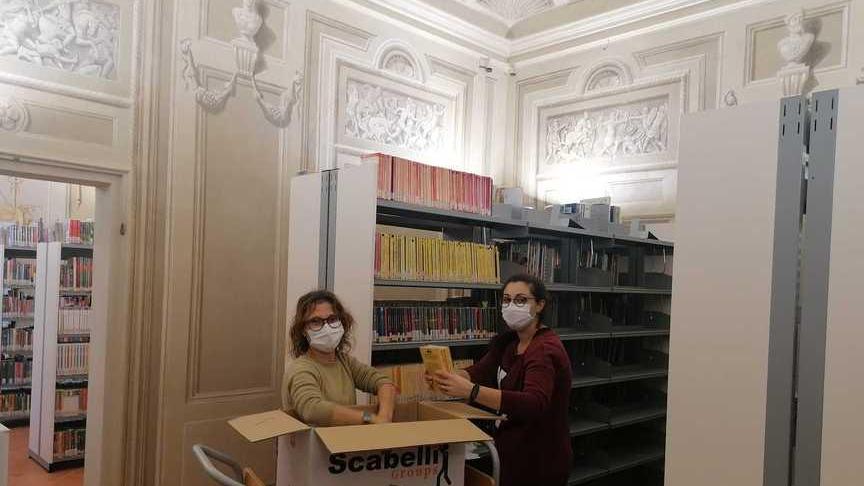 La biblioteca Ambrosoli riapre a palazzo Sartoretti