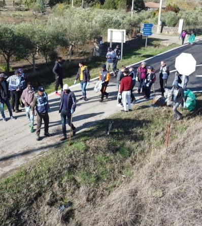 I volontari ripuliscono Su Caminu ‘e Muzzolu 