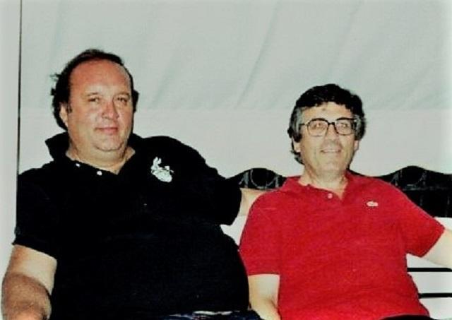 "Bisteccone" Galeazzi con Tino Demuro in una foto degli anni '90