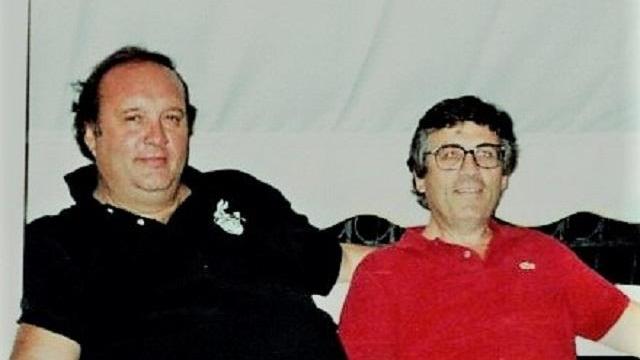 "Bisteccone" Galeazzi con Tino Demuro in una foto degli anni '90