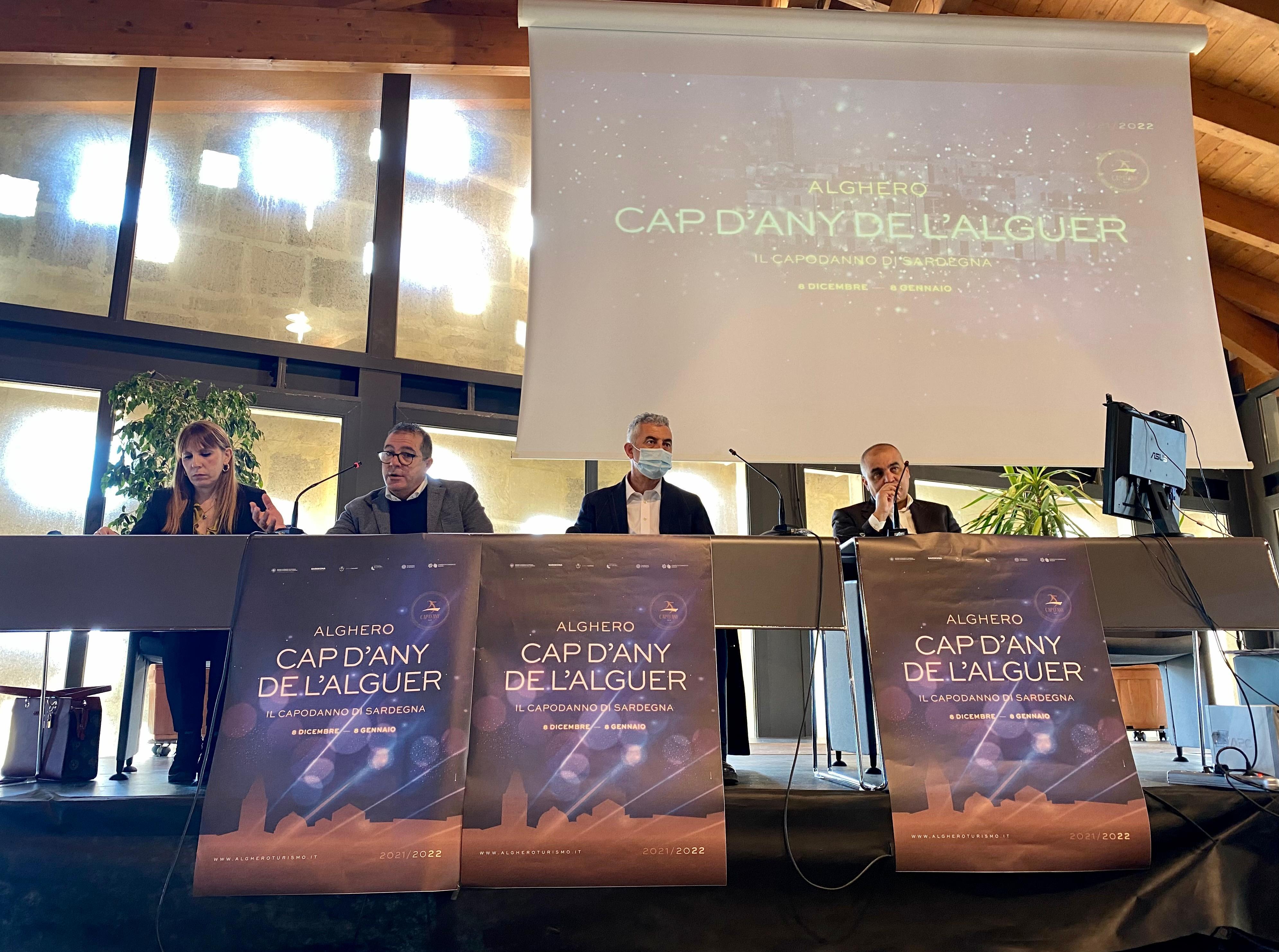 Alghero presenta il Cap d'Any 2022, con musica, enogastronomia e cabaret