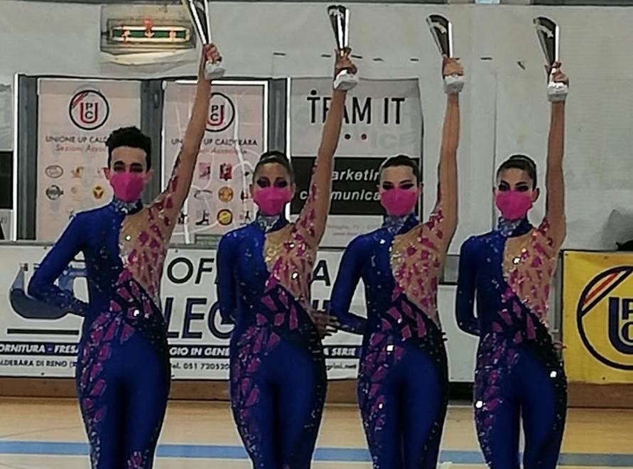 Estensi in vetta al podio con il quartetto Illusion alla rassegna regionale