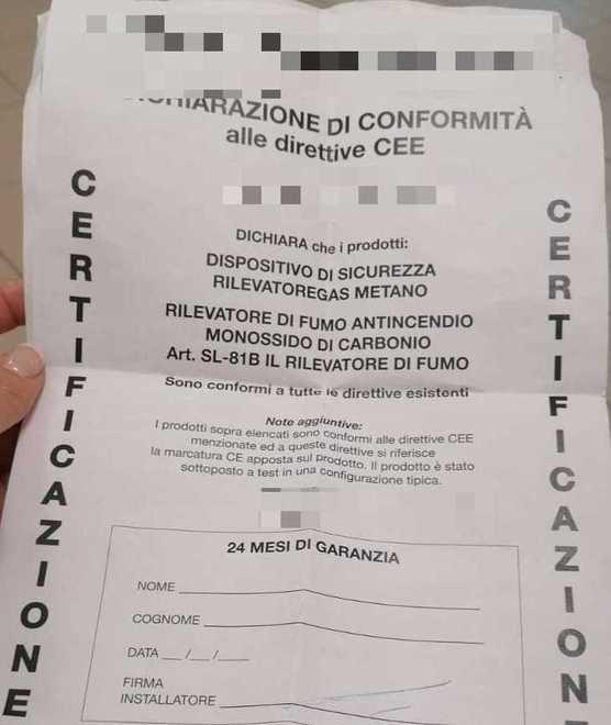 La certificazione