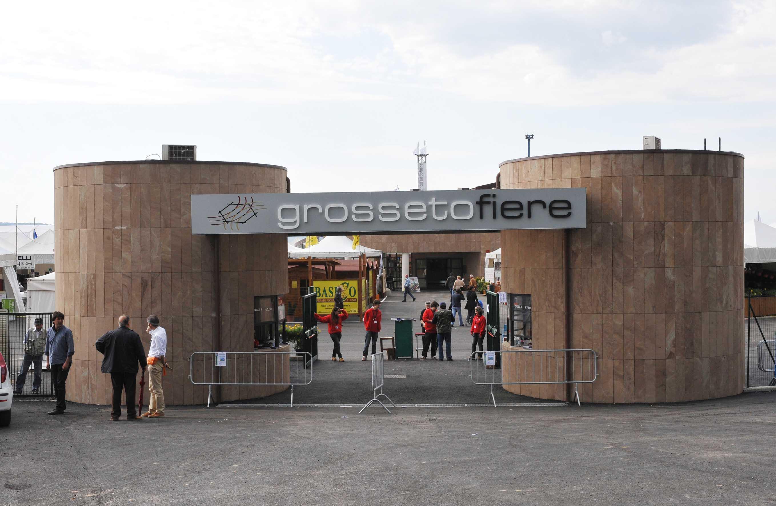 Il Centro Fiere di Braccagni (foto d'archivio, Agenzia Bf)