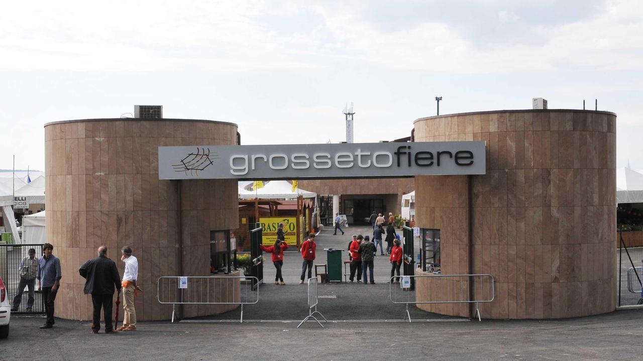 Il Centro Fiere di Braccagni (foto d'archivio, Agenzia Bf)