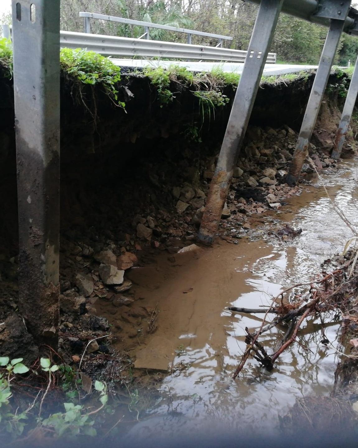 Giagoni: «Crollo sulla Santa Teresa-Palau, intervenga l’Anas»