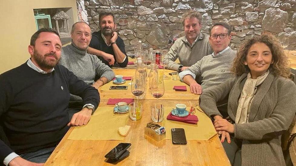 Il centrodestra riunito a tavola