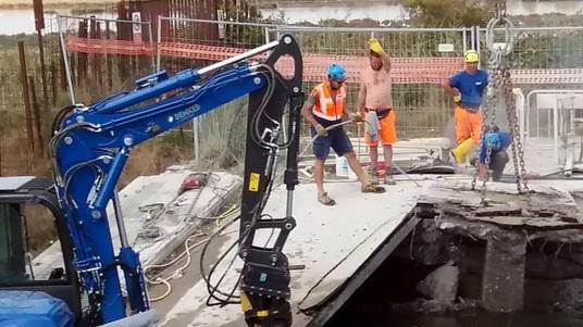 Ponte crollato, c’è il progetto Il cantiere durerà cinque mesi