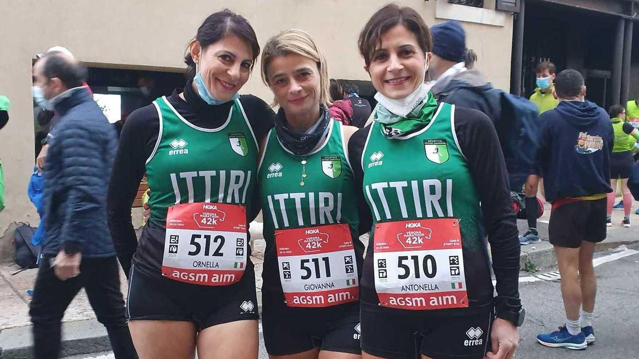 L’Ittiri Cannedu brilla alla Maratona di Verona