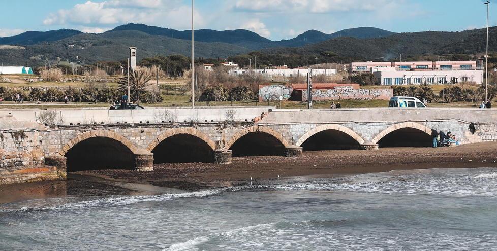 I Tre  Ponti alla foce del Rio Ardenza