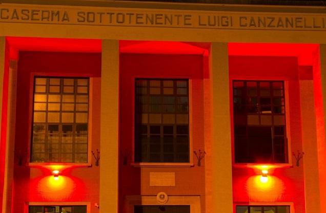 La caserma Canzanelli, sede del comando provinciale dei carabinieri di Grosseto in piazza Lamarmora