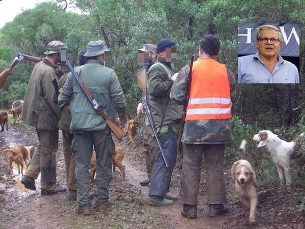 Una battuta di caccia; Marco Tommasi nella foto piccola in alto a destra: è morto a 61 anni