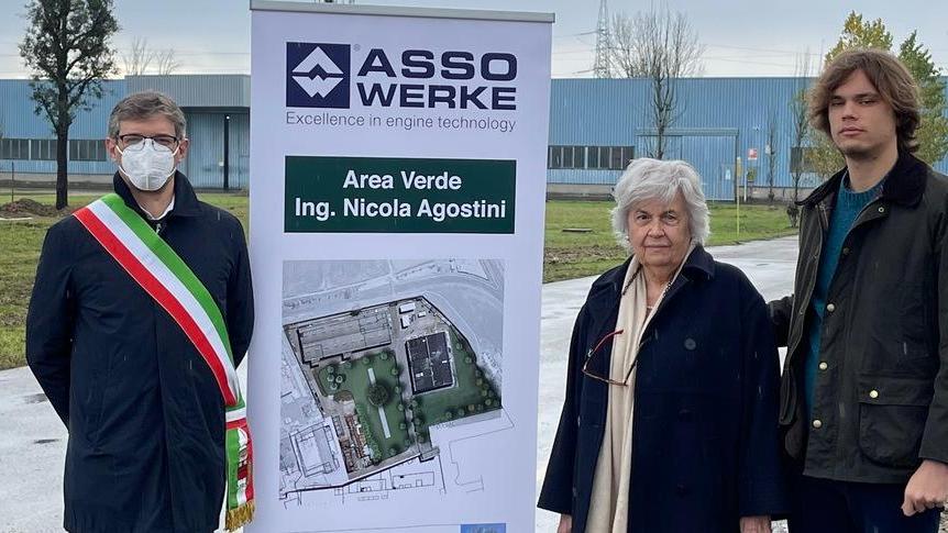 Area verde intitolata all’ingegnere Nicola Agostini