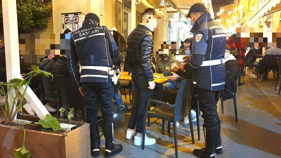 Mancati controlli di green pass: raffica di multe a Sassari