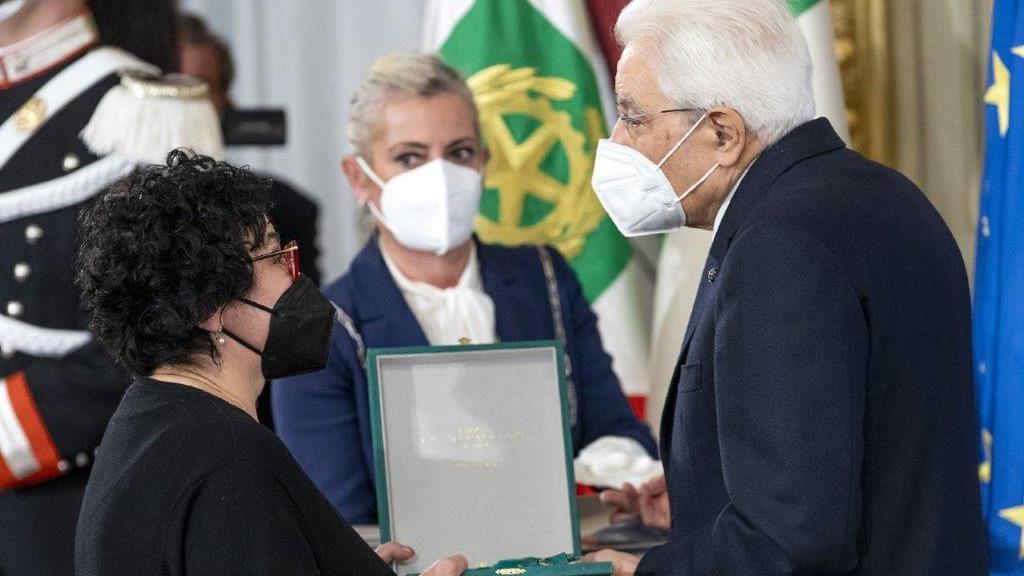Valeria Parrini commendatrice dell’Ordine al merito della Repubblica Italiana