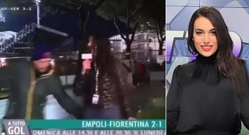 Molestie in diretta alla giornalista, Daspo per due tifosi viola. E Commisso chiede scusa