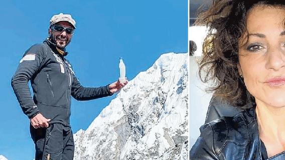 A destra Chiara Galligani, a sinistra Riccardo Bergamini