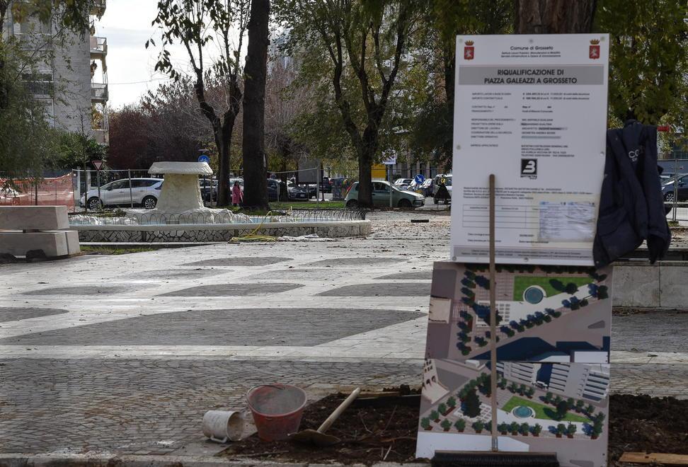 Piazza Galeazzi Il cantiere sarà chiuso a metà gennaio 
