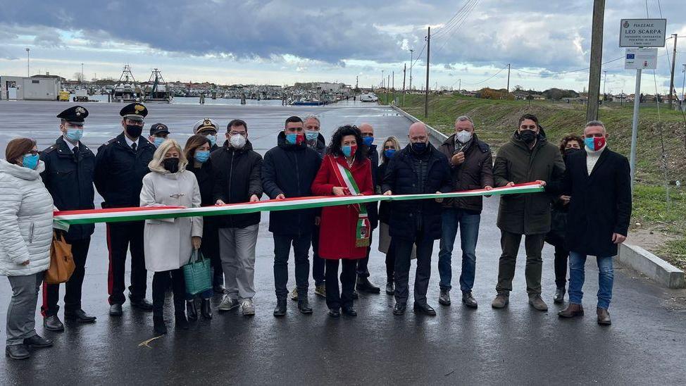 Piazzale Leo Scarpa rinnovato Il porto non teme più l’acqua