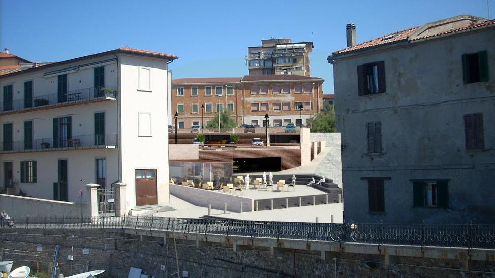 rendering della nuova piazza dei Grani pubblicati dall’amministrazione comunale