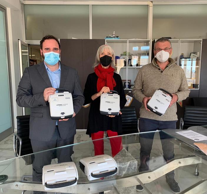 I defibrillatori del Consorzio arrivano nelle palestre