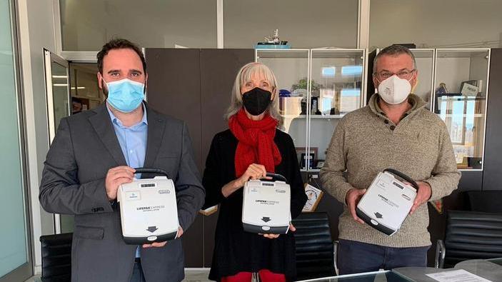 I defibrillatori del Consorzio arrivano nelle palestre