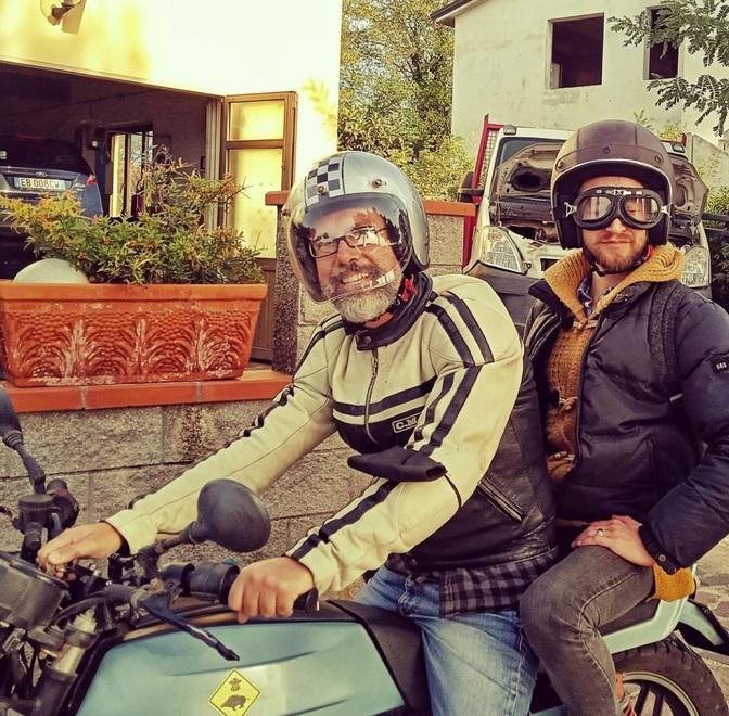 In sella alla motocicletta il video sulla Val di Cecina