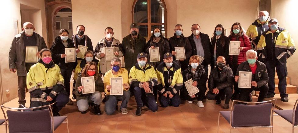 Formigine, attestato ai volontari per la sicurezza