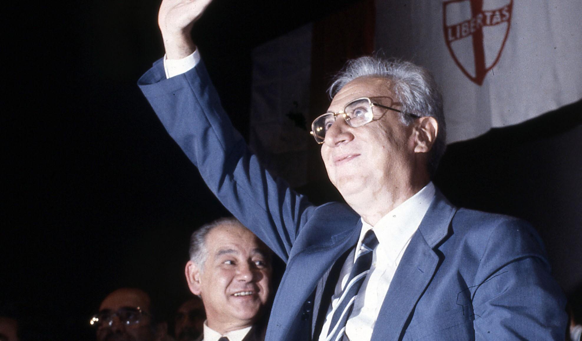 Francesco Cossiga e Nino Giagu