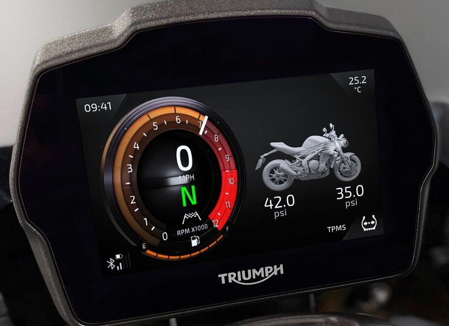 La Mta fornirà all’iconica Triumph il quadro strumenti della nuova moto 