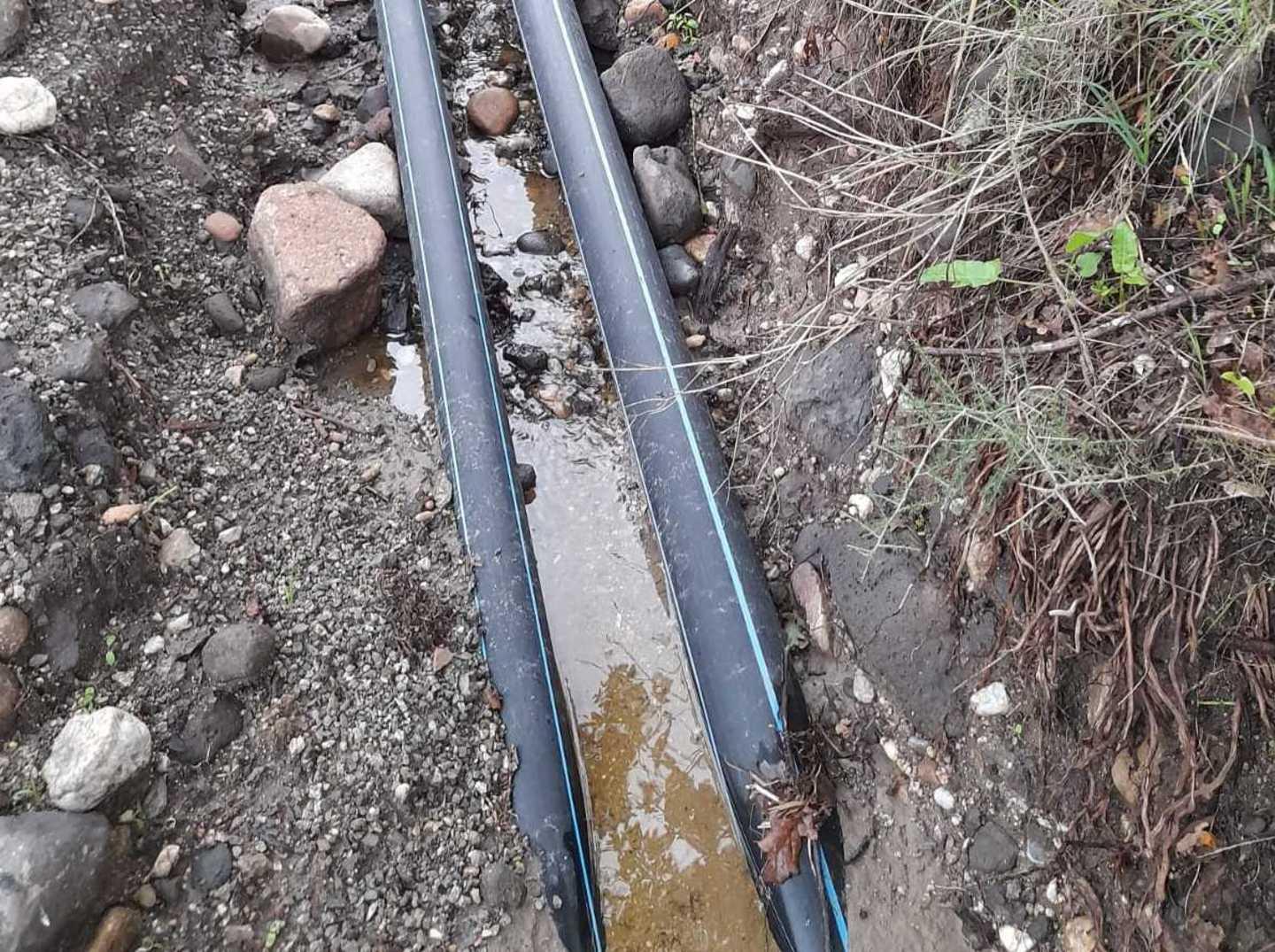 Le piogge intense rovinano i lavori a Bolisai 