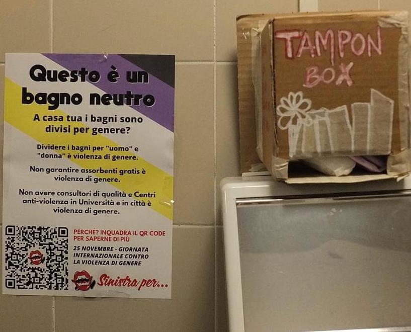 Stop ai bagni divisi per uomini e donne: all'università di Pisa gli studenti chiedono servizi “neutri” 