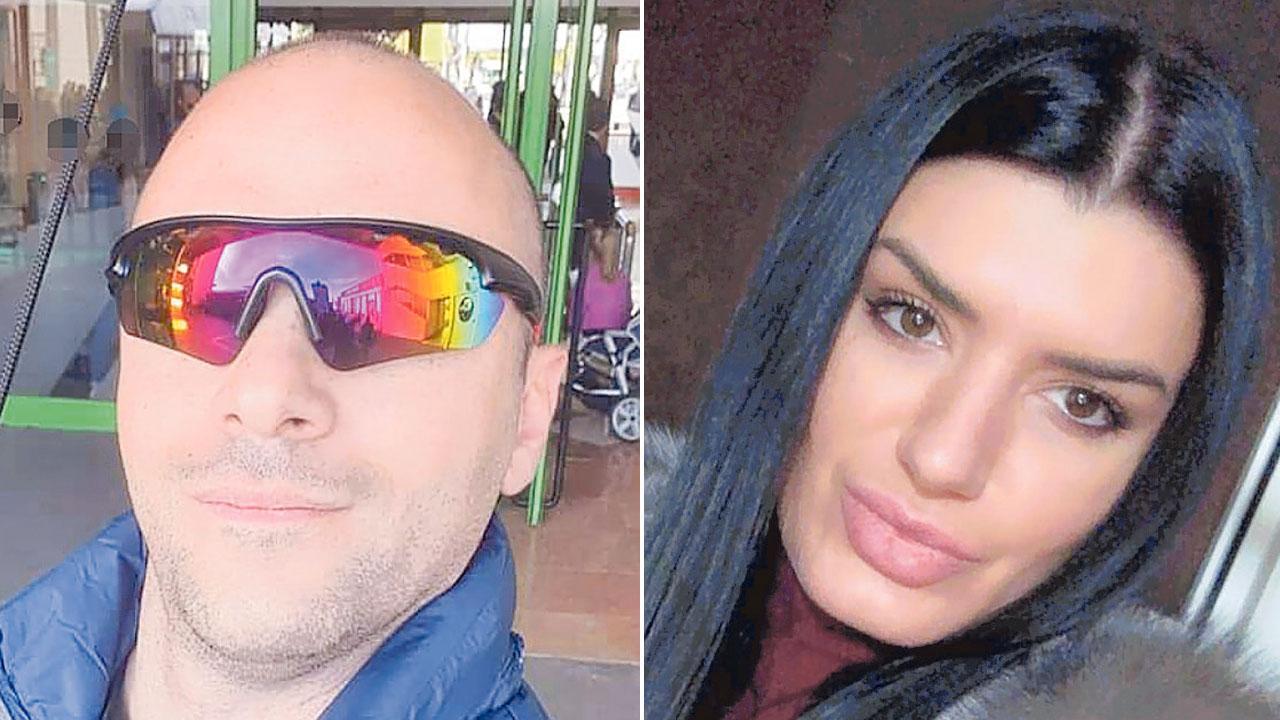 A sinistra Gabriel Falloni, l’imputato. A destra Elena Raluca Serban, la vittima