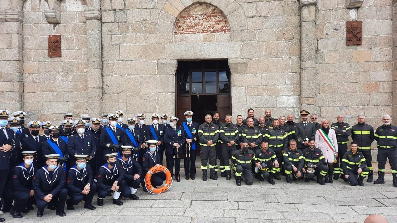 Olbia, Capitaneria di porto e Vigili del fuoco celebrano Santa Barbara