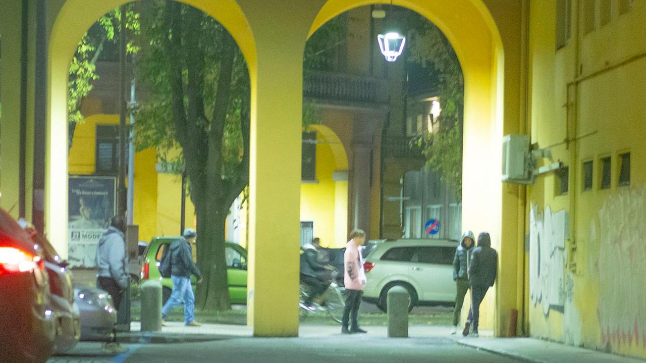 La zona della stazione ferroviaria
