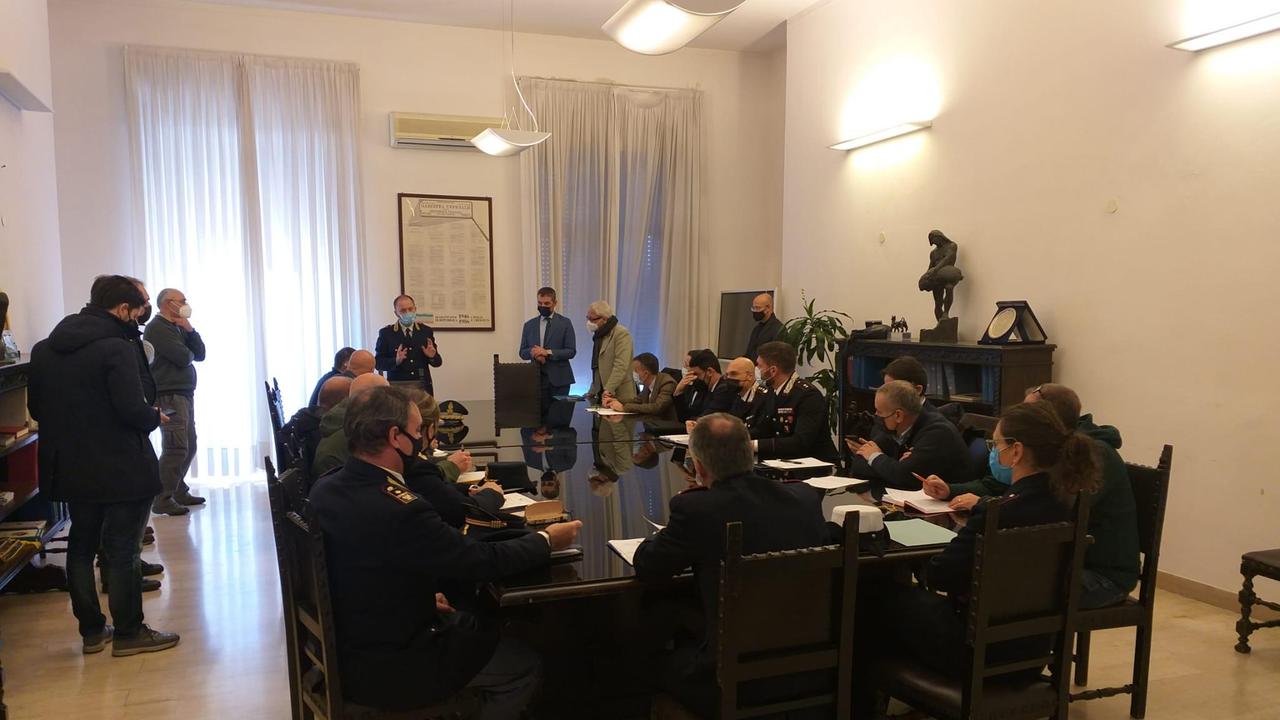 La riunione tecnica in prefettura