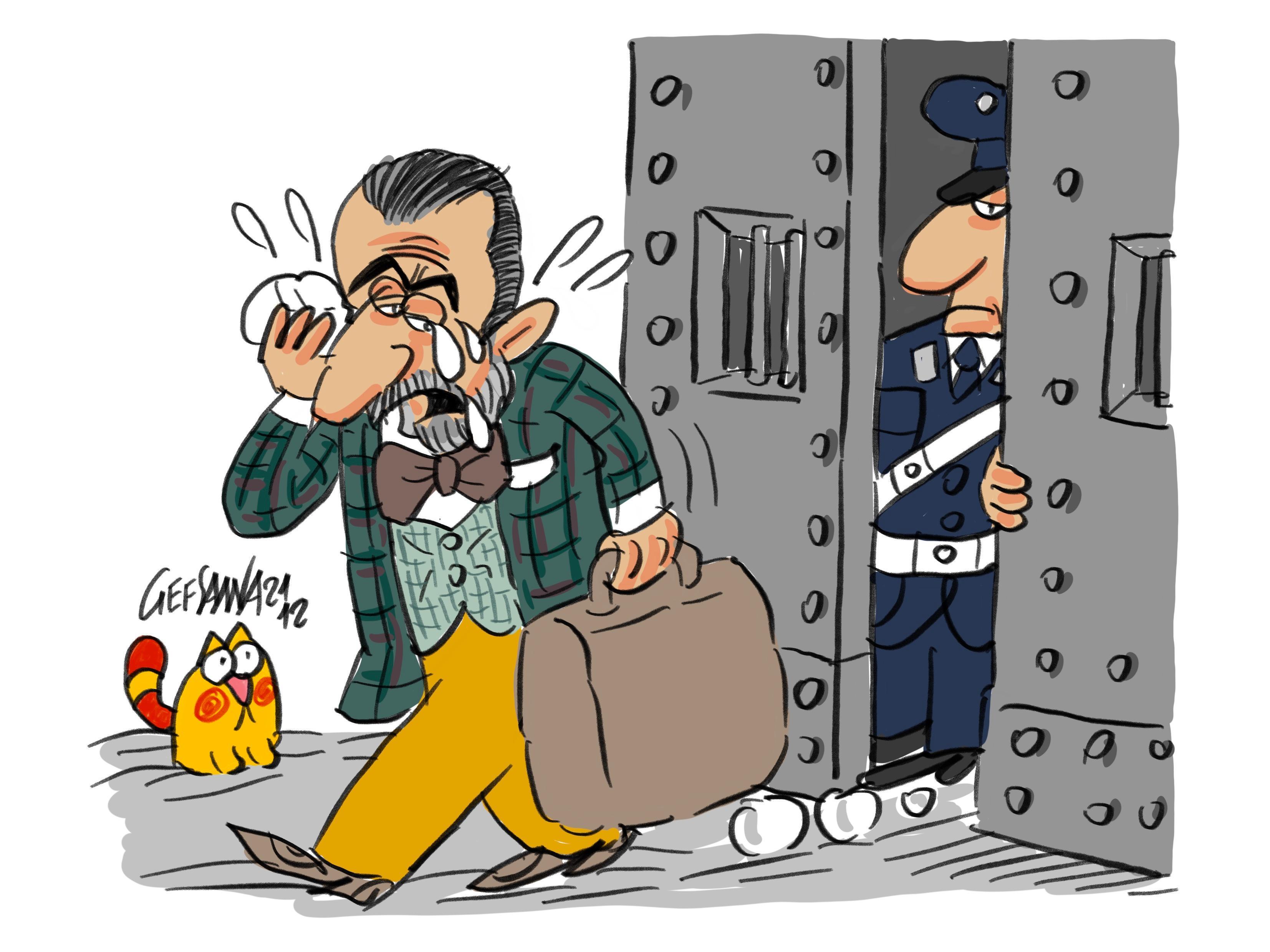 La vignetta di Gef - L'opposizione a Sassari: "Unida lasci il ruolo di garante dei detenuti" 