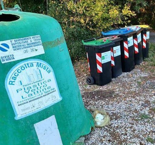 Raccolta porta a porta Troppi i contenitori in piazza del Convento 
