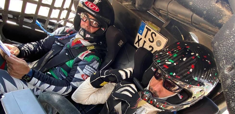 Presentata la Dakar Paolo Ceci si scalda per la nuova avventura sul Can Am con Amos