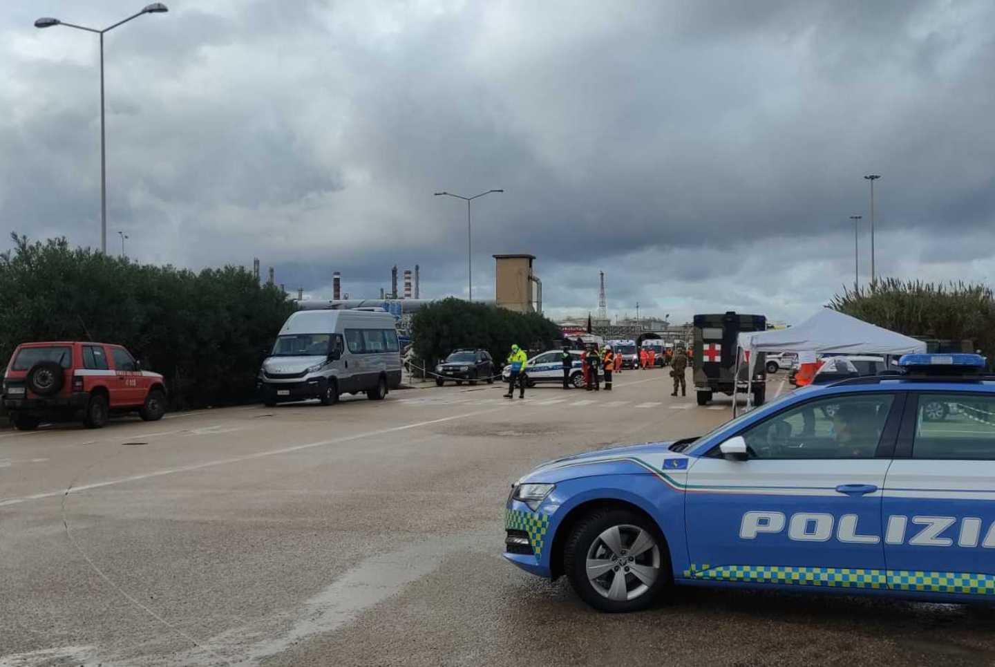 Area industriale, prove di emergenza 