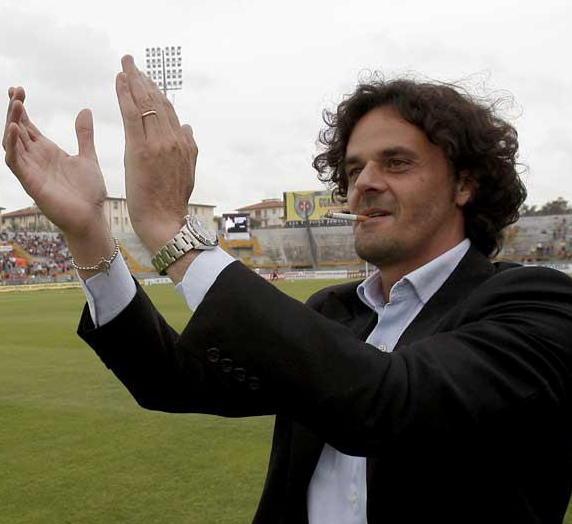 Leonardo Covarelli ai tempi della presidenza del Pisa