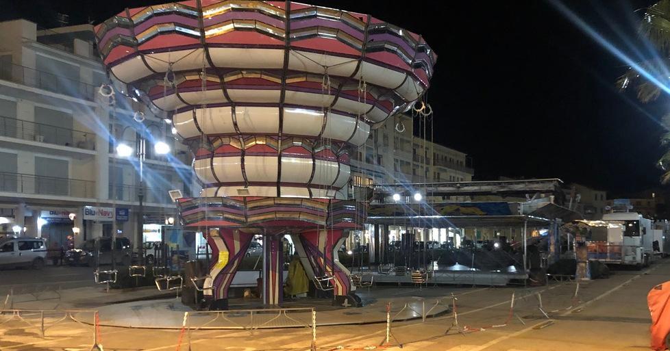 Tutto pronto per il Luna park