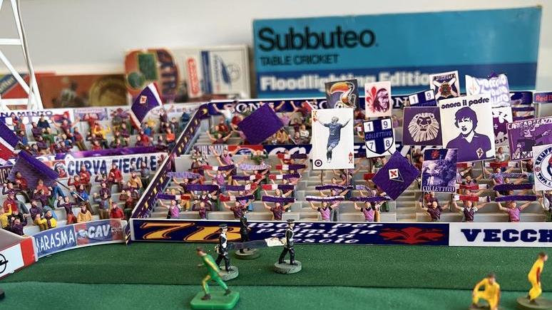 Il Subbuteo e la Fiorentina Le passioni di Nicola Dragoni