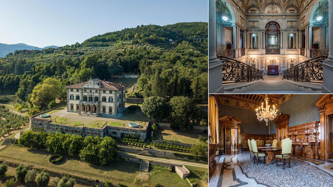 Villa Philipson, fatta costruire nel 1893 dall’ingegner Edoardo Philipson in stile tardo rinascimentale
